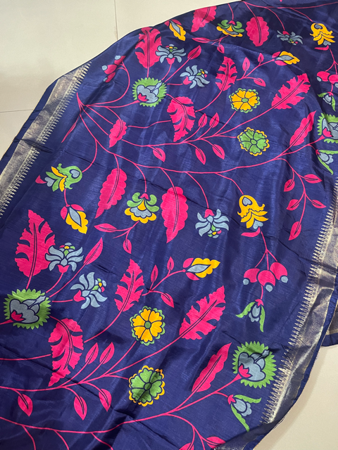 Fuchsia Dola Silk Lehenga