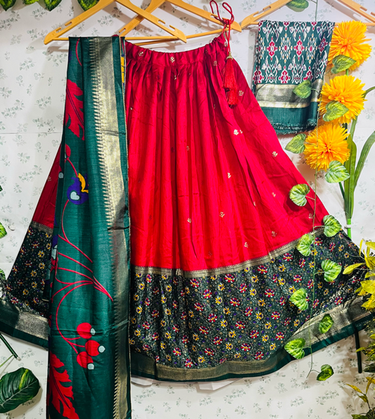 Dolla Silk Red Wedding Lehenga