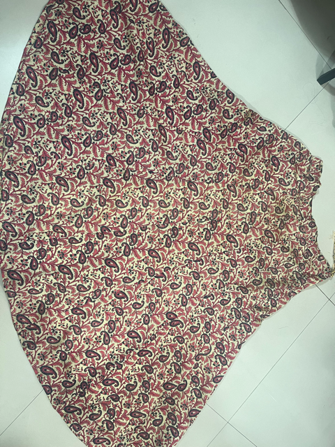 Bangalori Silk Multicolor Indian Skirt