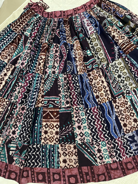 Batik Cotton Indian Skirt