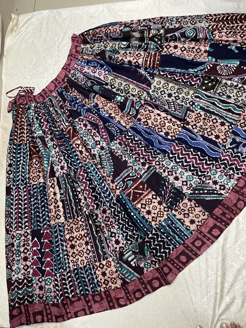 Batik Cotton Indian Skirt