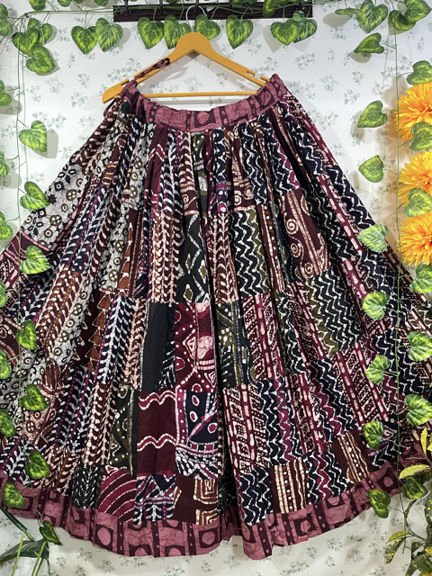 Batik Cotton Indian Skirt