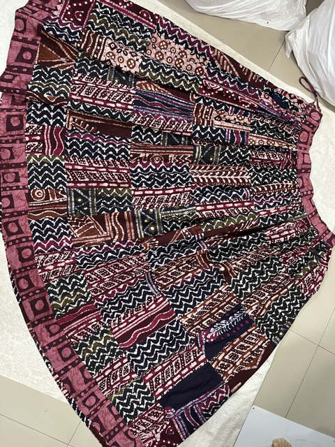 Batik Cotton Indian Skirt