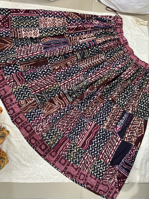 Batik Cotton Indian Skirt