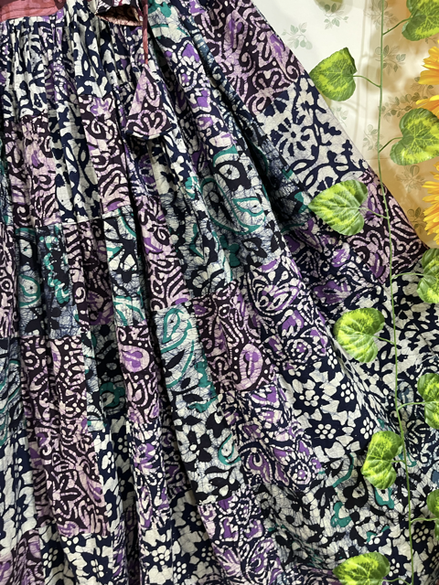 Batik Cotton Indian Skirt