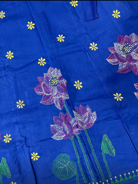 Kantha Cotton Wrap Skirt