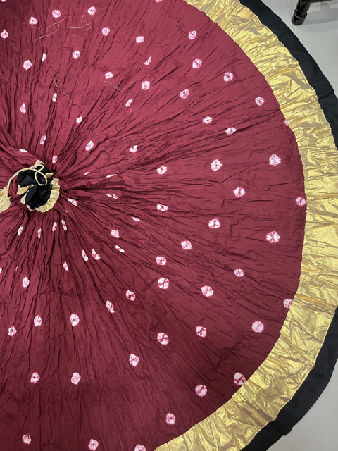 Bandhej Cotton Indian Skirt