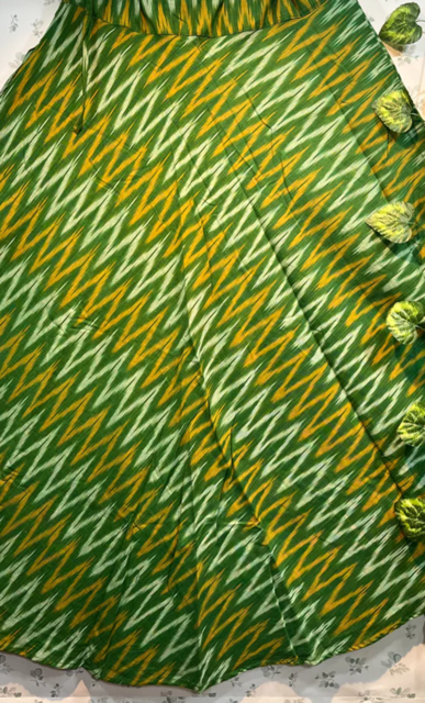 Ikat Cotton Skirt
