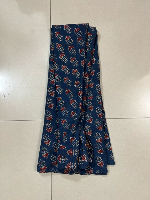Ajrakh IndigoBlock Print Skirt