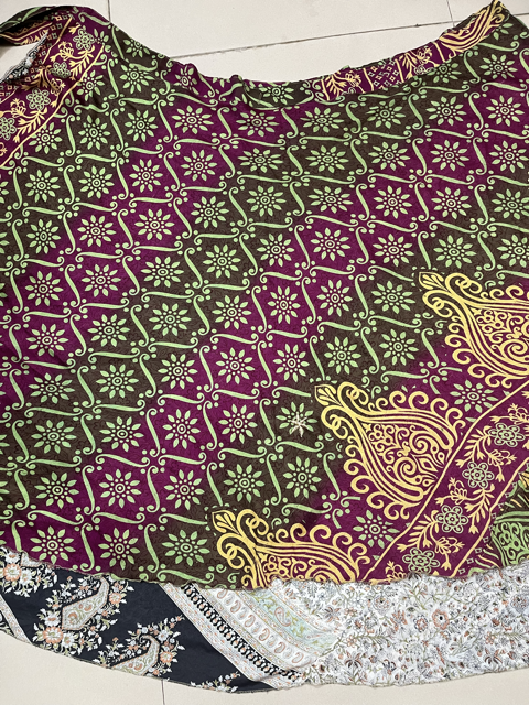 Bohemian Wrap Around Skirt