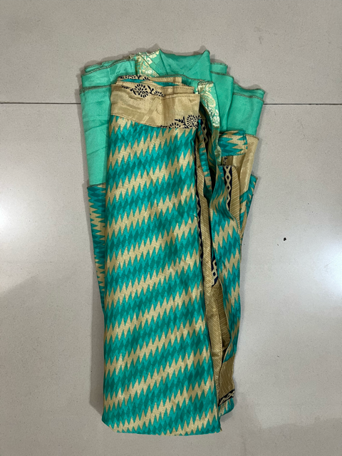 Bohemian Turquoise Wrap Around Skirt