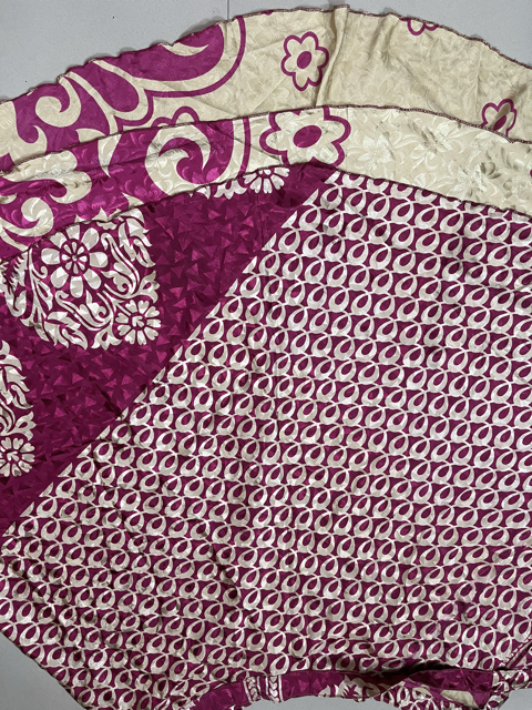 Bohemian Wrap Around Silk Skirt