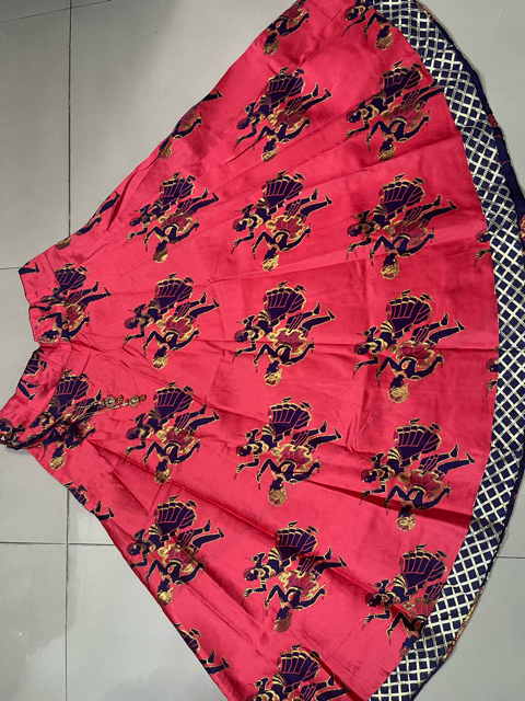 Reversible Vintage Long Skirt