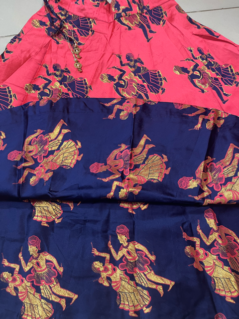 Reversible Vintage Long Skirt
