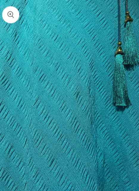 Turquoise Chinon Indian Skirt