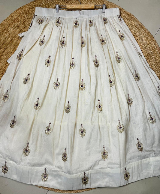 Silk Trisha Fuchsia Festive Lehenga Kurti Set