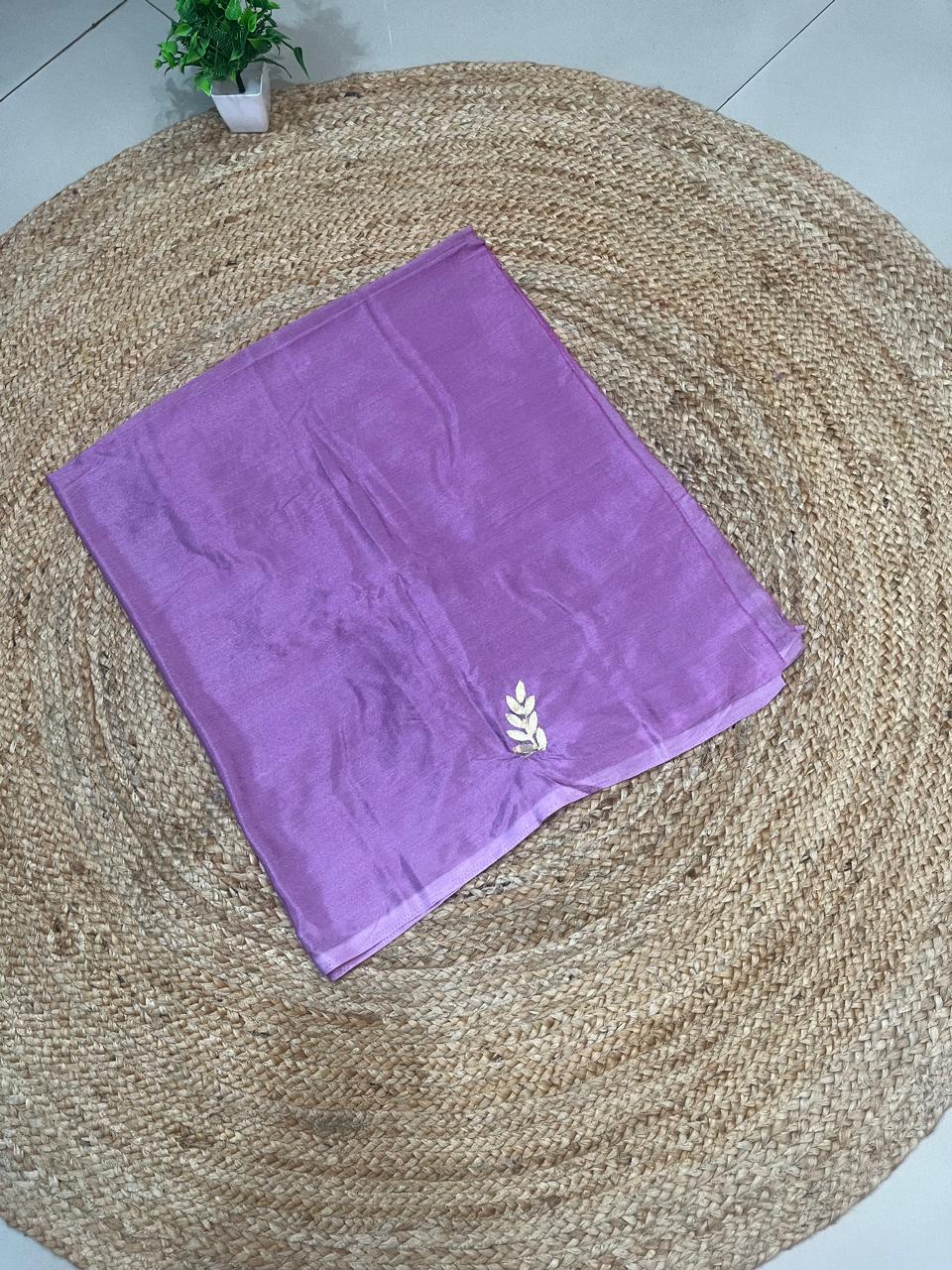 Lavender Silk China Festive Lehenga