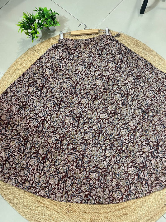 Kalamkari Juno Cotton Indian Skirt