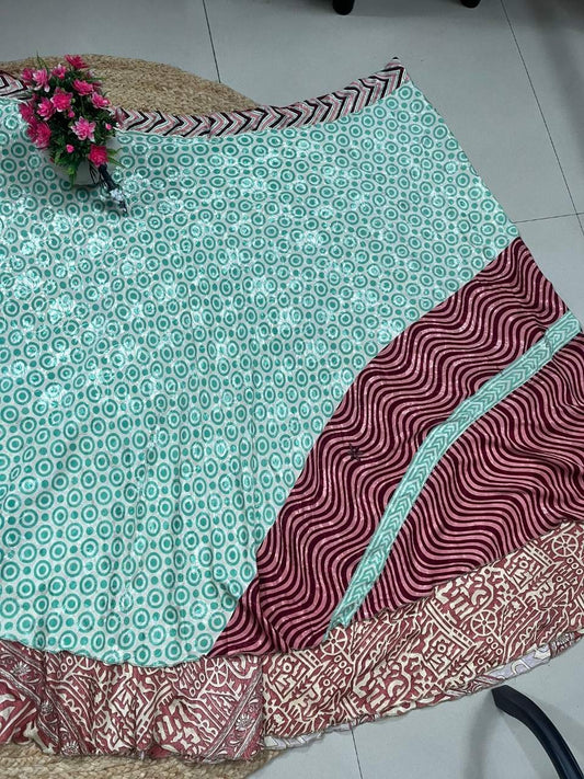 Bohemian Gunja Wrap Skirt