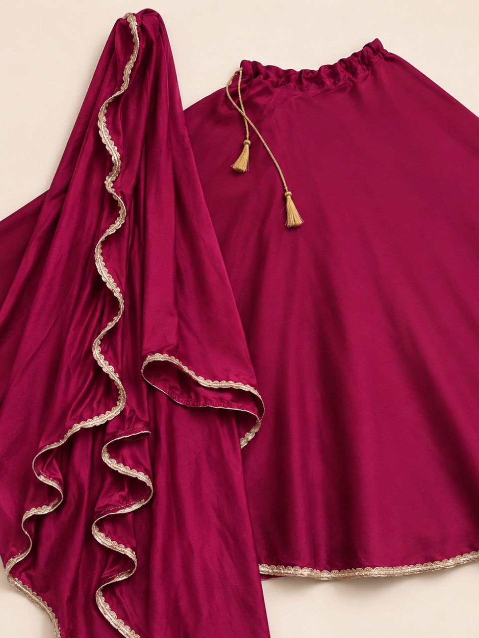 Rangoli Silk Maroon Ruhi Festive Lehenga