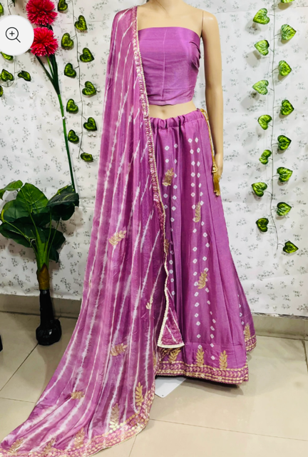 Chinon Silk Festive Lehenga
