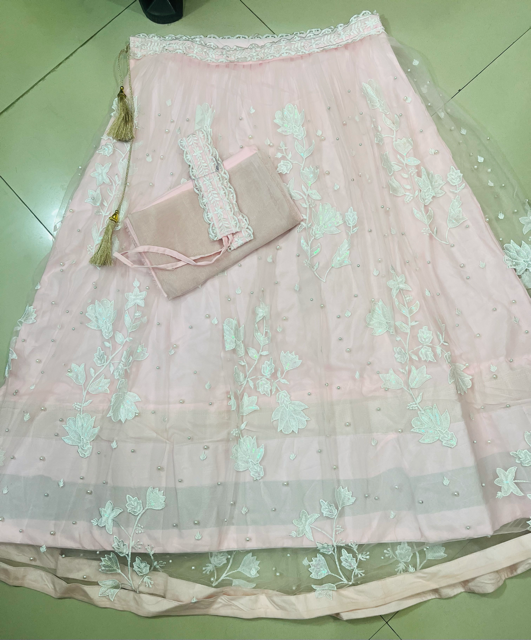 Baby Pink Bony Lehenga