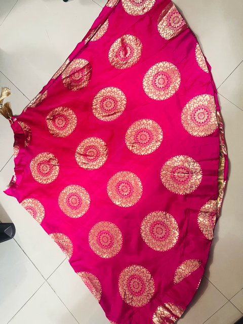 Fuchsia Rati Silk Lehenga