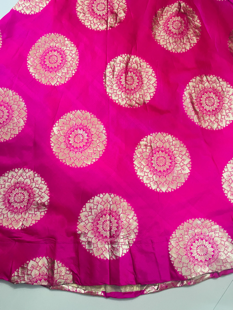 Fuchsia Rati Silk Lehenga