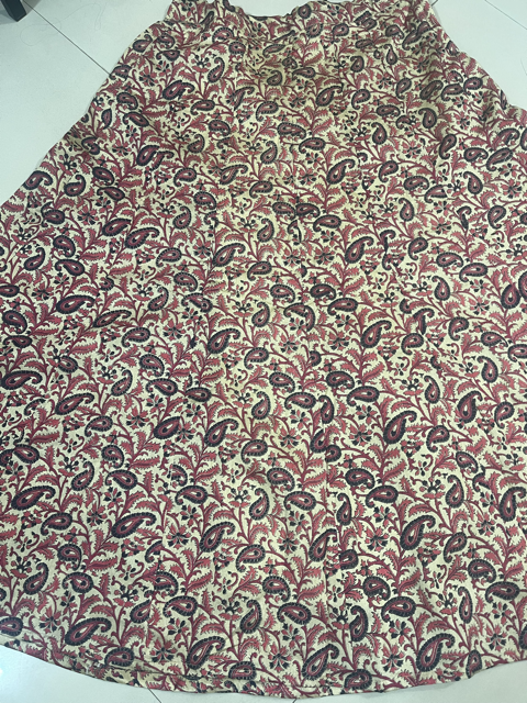 Bangalori Silk Multicolor Indian Skirt
