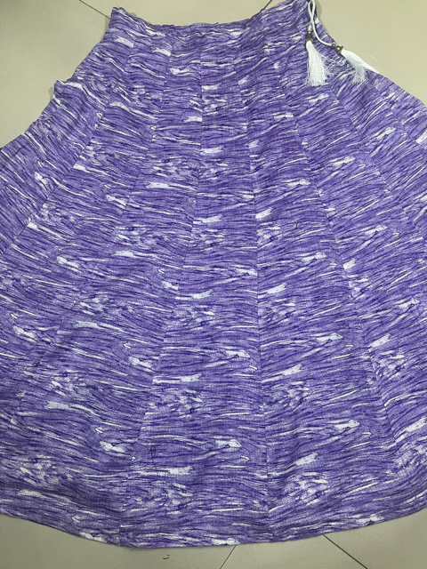 Bngalori Silk Purple Indian Skirt