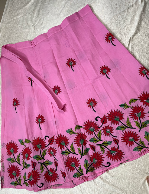 Kantha Pink Purvi Wrap