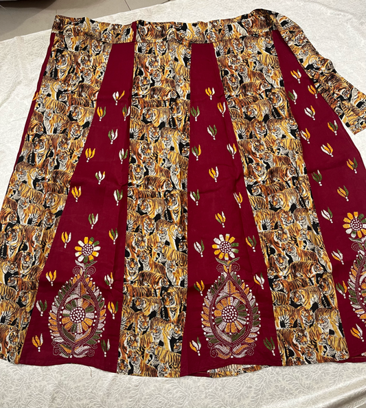 Kantha Red Rani Wrap