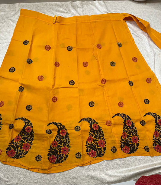 Kantha Yellow Yami Wrap