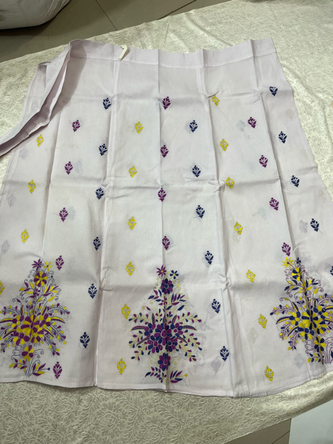 Kantha White Annu Wrap