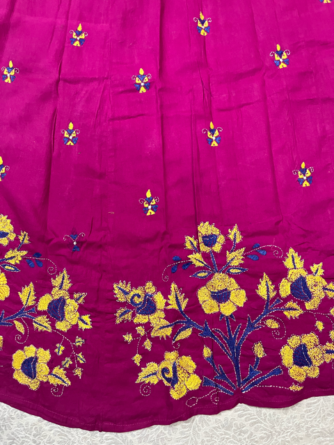 Kantha Fuchsia Rupa Wrap