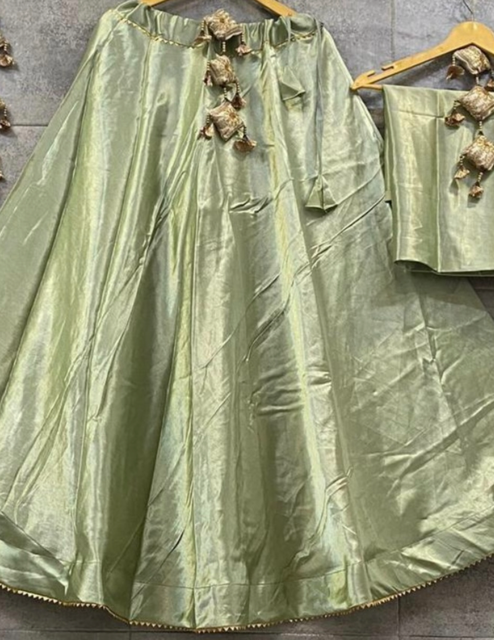 Green Gauri Skirt