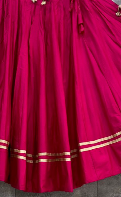 Fuchsia Shilpi Skirt