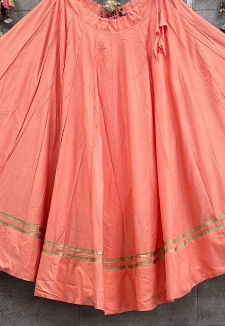 Peach Shaila Skirt