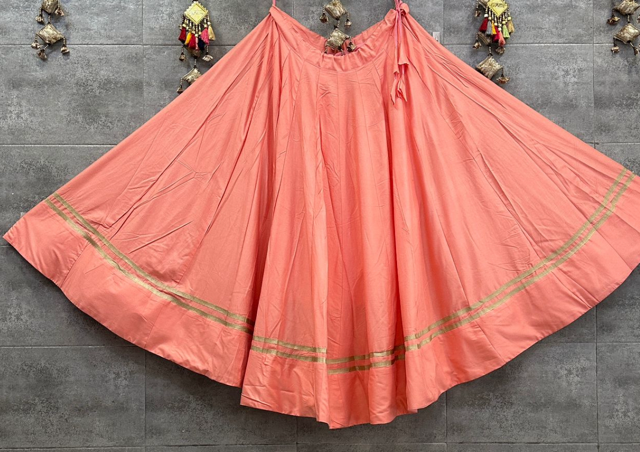 Peach Shaila Skirt