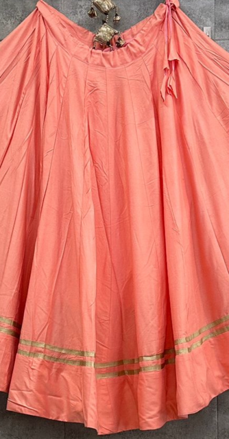 Peach Shaila Skirt