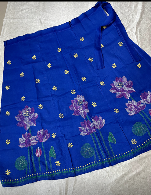 Kantha Blue Kanchi Wrap