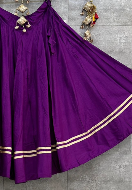 Purple Phalak Skirt