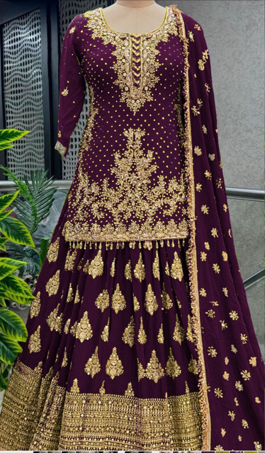 Purple Shade Shilpa Lehenga