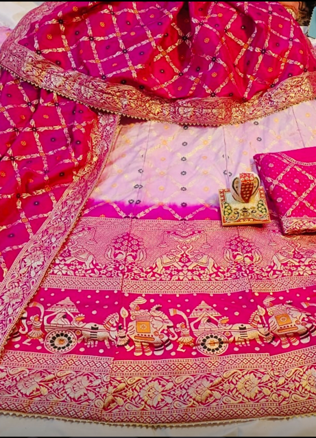 Pink Bela Lehenga