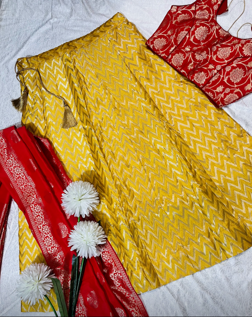 Yellow Reeti Lehenga