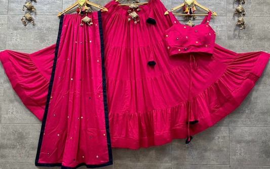 Fuchsia Pallavi Lehenga