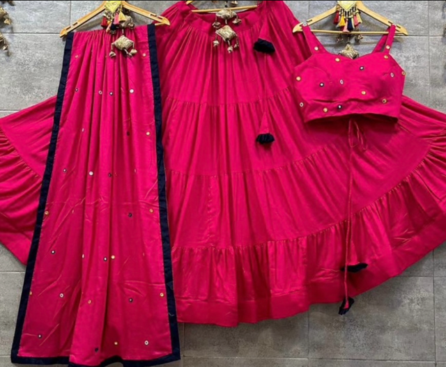 Fuchsia Pallavi Lehenga