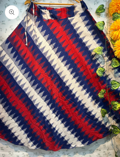 Ikat Blue Romy Skirt