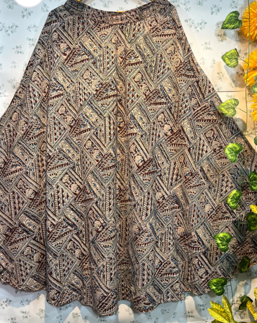 Kalamkari Chaal Skirt