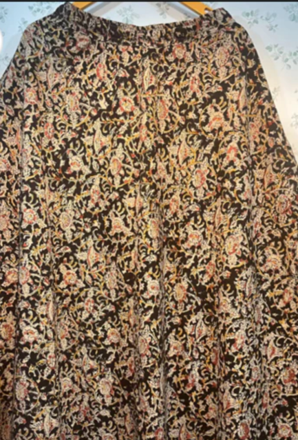 Kalamkari Gaj Skirt